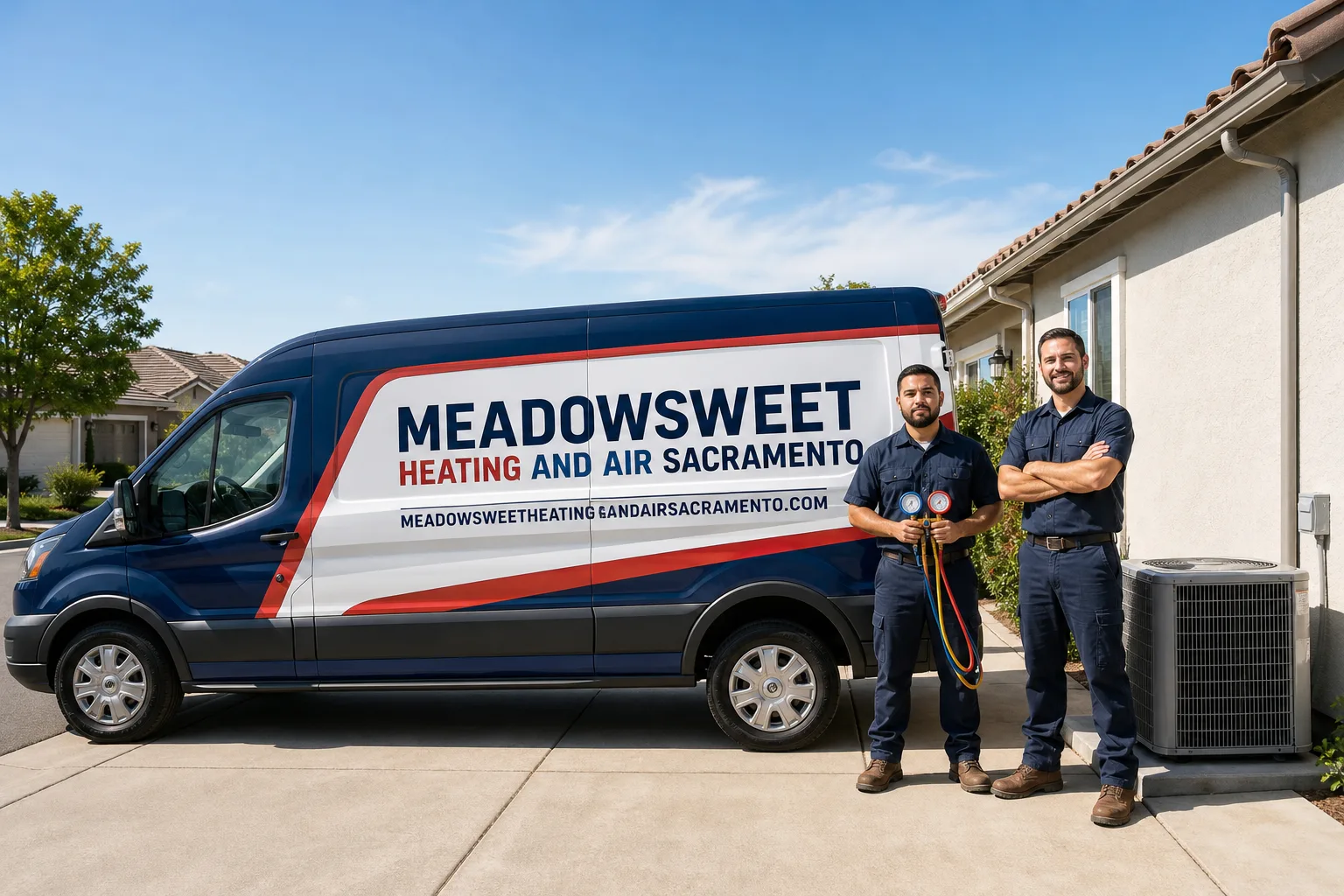 Meadowsweet Heating and Air Sacramento hvac team